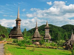[Translate to Kazakh:] Деревянный монастырь Бырсана, Румыния
