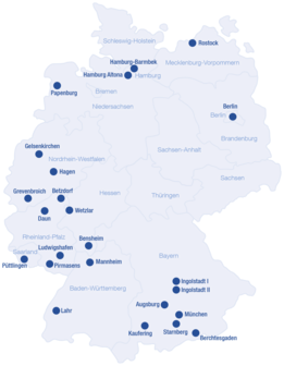 [Translate to Kazakh:] Карта диализных центров NephroCare в Германии